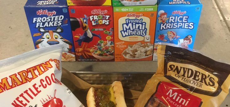 Cereal and Hot Dog