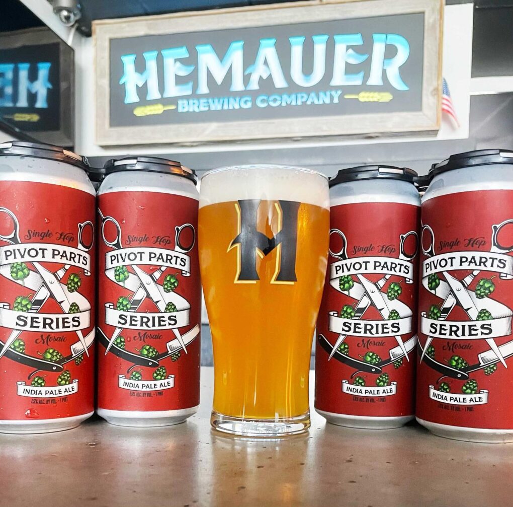 pivot parts mosaic rotating IPA Hemauer Brewing Co.