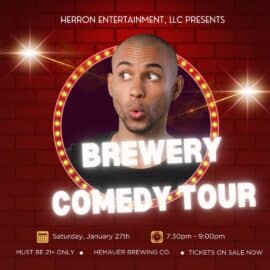 THE BREWERY COMEDY TOUR AT HEMAUER | NEWSLETTER