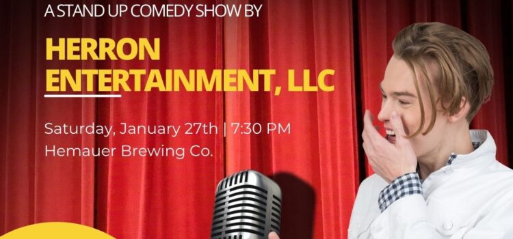 Hemauer Brewing Co. is hosting the Brewery Comedy Night on January 27, 2024.