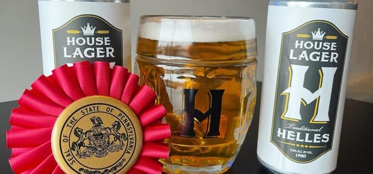 Hemauer Brewing Co. wins 2nd place for the Light German Beer category at the 2024 PA Farm Show.