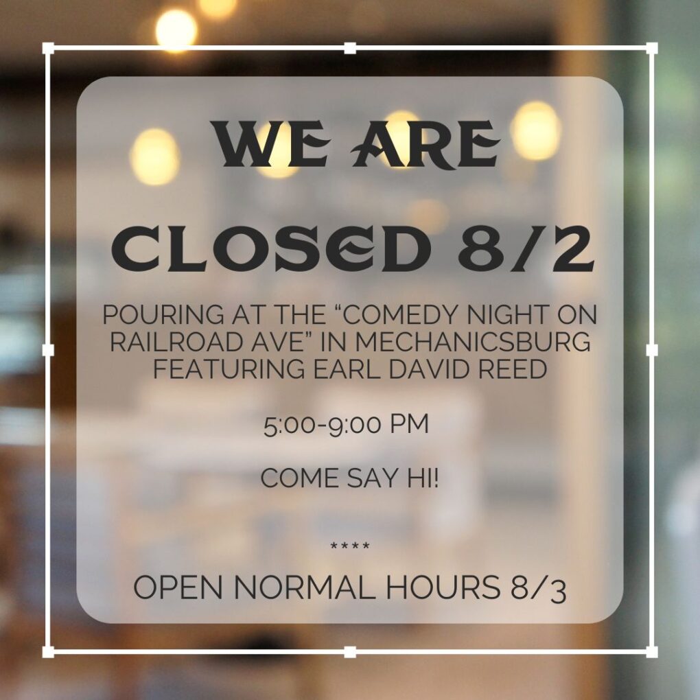 Hemauer Brewing Co. is closed on Friday, August 2nd.