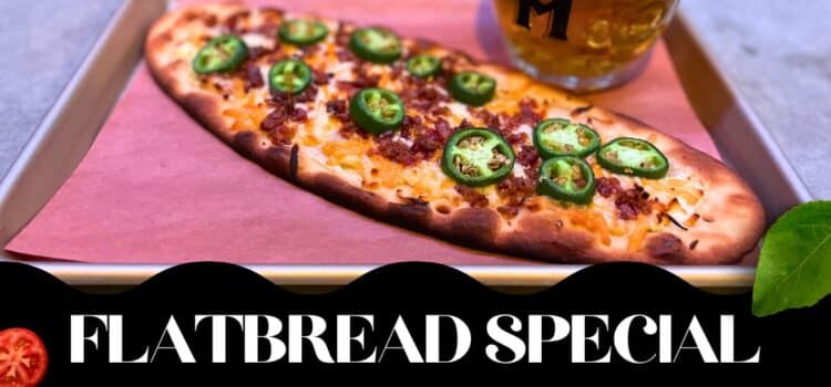 Hemauer has the jalapeno popper flatbread pizza as their weekly special.