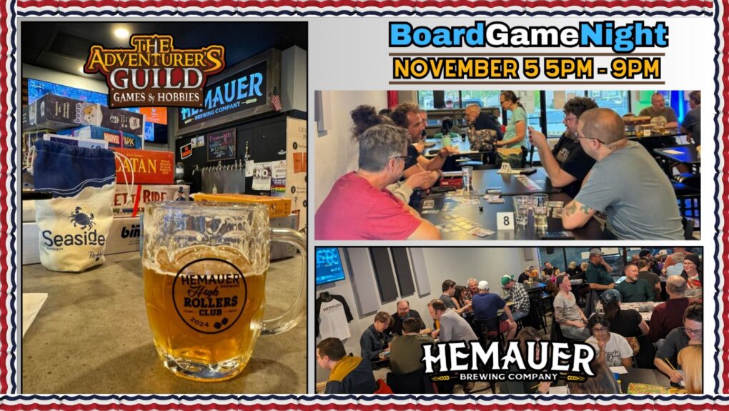 BOARD GAME NIGHT NOV 5